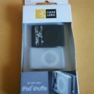 CASE LOGIC BLACK AND CLEAR WHITE CASE FOR IPOD SHUFFLE