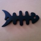 BLACK HEADSET SMART SILICONE WRAP FISHBONE SHAPE