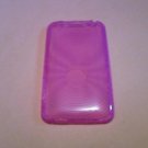 Rubber Case iPod touch 2G3G Hot Pink Concentric Circle