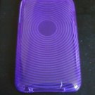 Rubber Case iPod touch 2G3G Purple Concentric Circle