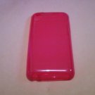 TPU Rubber Skin for Apple iPod Touch 4G (Clear Red)