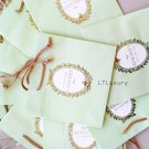 Laduree Paris Signature Green Gift bag Brand New Great for Valentine's Day!