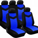 2006 - 2008 Volkswagen Rabbit Car Seat Covers Full Set PU Synthetic Leather Blue
