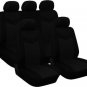 2002 - 2007 Jeep Liberty Car Seat Covers Full Set BLACK