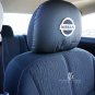 Universal Nissan Car Headrest covers with Lycra backing Quantity 1