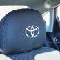 Brand New Toyota Car headrests covers with Lycra backing Quantity 2