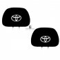 Brand New Toyota Car headrests covers with Lycra backing Quantity 2