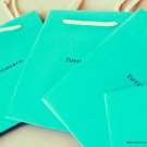 EIGHT (8) Tiffany & Co. SMALL gift bag BRAND NEW Perfect Gift bag for Tiffany themed parties!