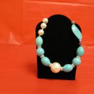 #003 Sterling Silver & Turquoise Necklace - USA SELLER!