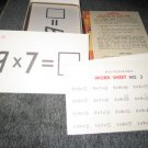 Milton Bradley New Math Flash Cards 1965