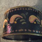 Vintage hand Painted Tole Dish