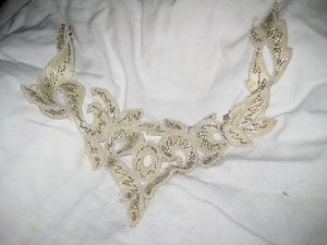 Antique Beaded Decorative Appliqu&Atilde;&copy;