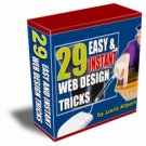 29 Easy & Instant Web Design Tricks