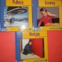 LOT 3 BOOKS WEDGES/SCREWS/PULLEYS Anne Welsbacher (Bridgestone Science Library)