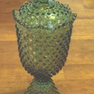 Fenton old Apothecary Hobnail Jar with lid"ESTATE FIND"