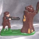 Hunting Mechanical Cast Iron Bank Reproduction