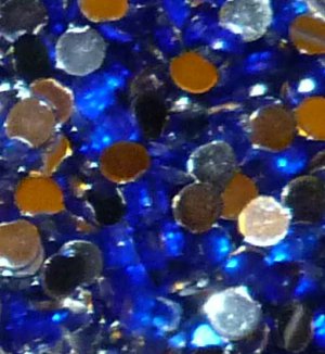 200 Royal Blue Rhinestones