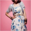 Gray Sequins Chiffon shrug  XS