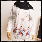 Dress Tunic Blouse Birds and Flowers (size S-M)