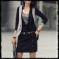 Office Three-Piece Dress - Black (S)