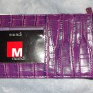 Mundi Purple Credit Card Holder NEW