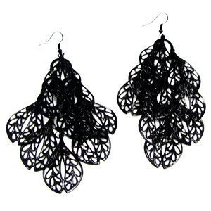 Earring Black 4-4