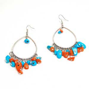 Earring Orange 1-2