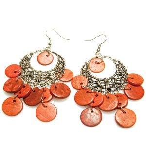 Earring Orange 1-4