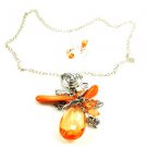Necklace Orange 1-2