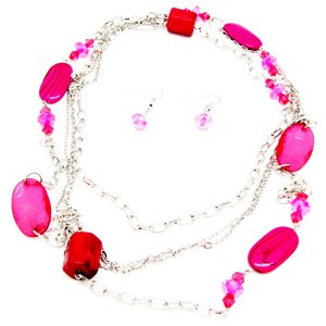 Necklace Pink 2-2