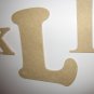 Nursery Wall Letters Alphabet Set Unfinished MDF Wood Ready to paint