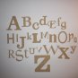 Nursery Wall Letters Alphabet Set Unfinished MDF Wood Ready to paint