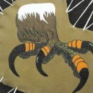 Collector's Leather Painting Of Eagle Foot Spirit Ring Item 170