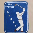 Collector's Leather Painting Of A Golfer Item 178