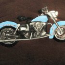 Collector's Leather Painting Of 1967 classic Shovelhead Item 181