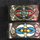 Collector's  Pair Of Gothic Leather Bracelets Item 147