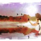 Angel in Butterfly Pond
