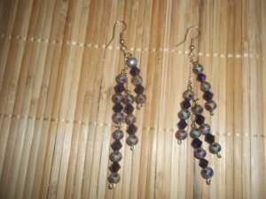Purple royale Dangles