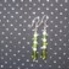 Green/Pearl dangles