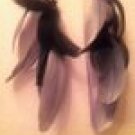 Black/ Grey Feather Earrings