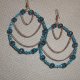 Beaded Chain Hoops