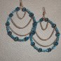 Beaded Chain Hoops
