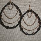 Beaded Chain Hoops
