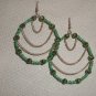 Beaded Chain Hoops