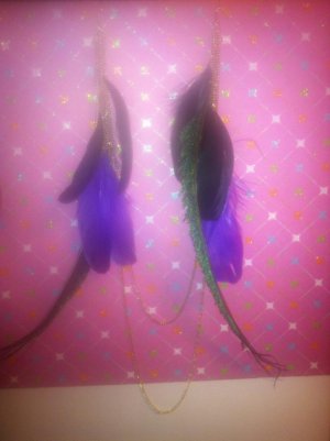 Blk/Purp Necklace Earring