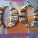 Multi Colored Cotton Candy Hoops