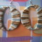 Multi Colored Cotton Candy Hoops