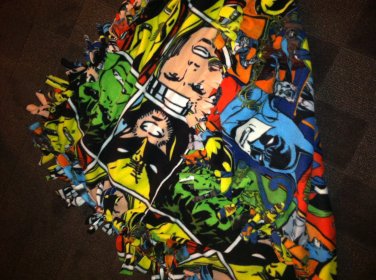 Marval/ Batman fleece blanket