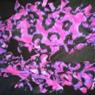 Purple Cheetah Fleece Scarf