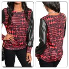 Small Red and Blk Rider Top